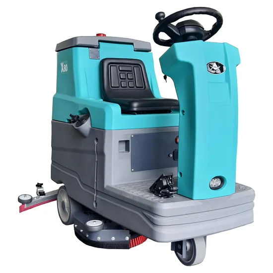Large Self-Propelled Floor Scrubber Warehouse Manufacturer Parking Lots Cleaning Scrubber